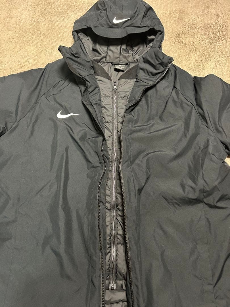 NIKE 黒 ベンチコート XL