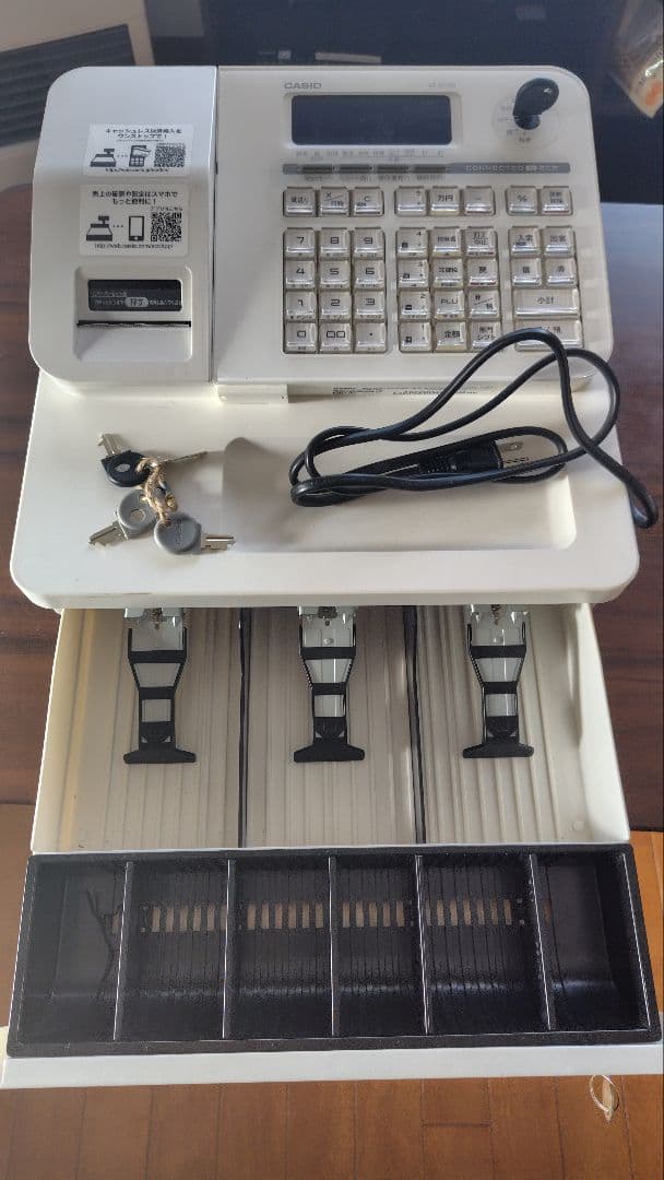 CASIO SR-S200-WE レジスター ホワイト 美品