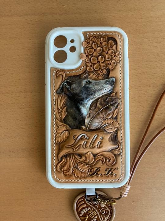 レザークラフト　本革　ペット　マグネット　アクセサリー　オーダーメイド