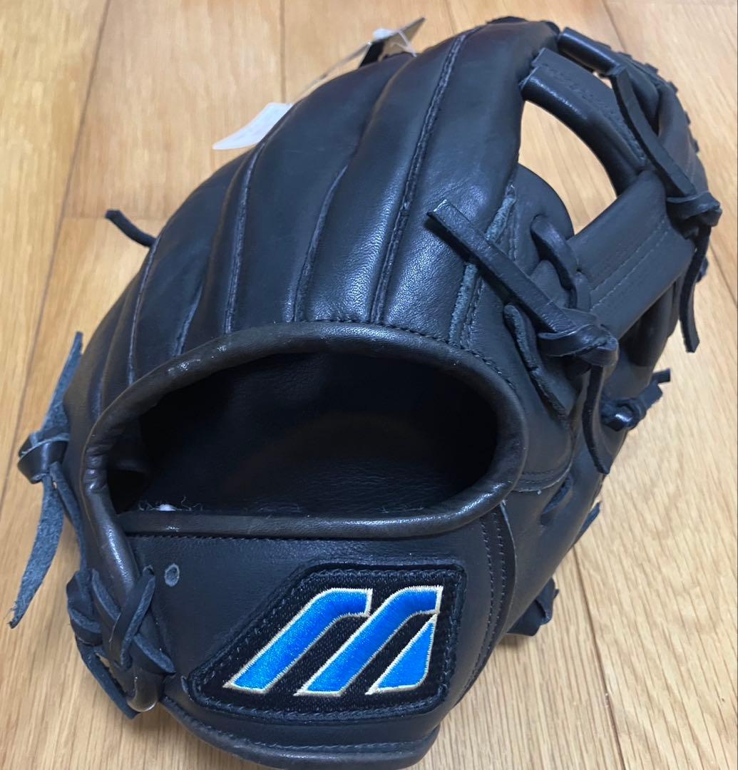 未使用品　ミズノ　ビューリーグ　軟式用　内野用　グローブ　青ビュー