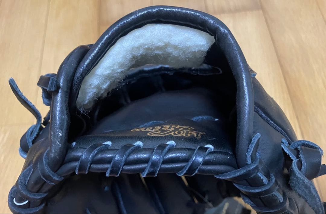 未使用品　ミズノ　ビューリーグ　軟式用　内野用　グローブ　青ビュー