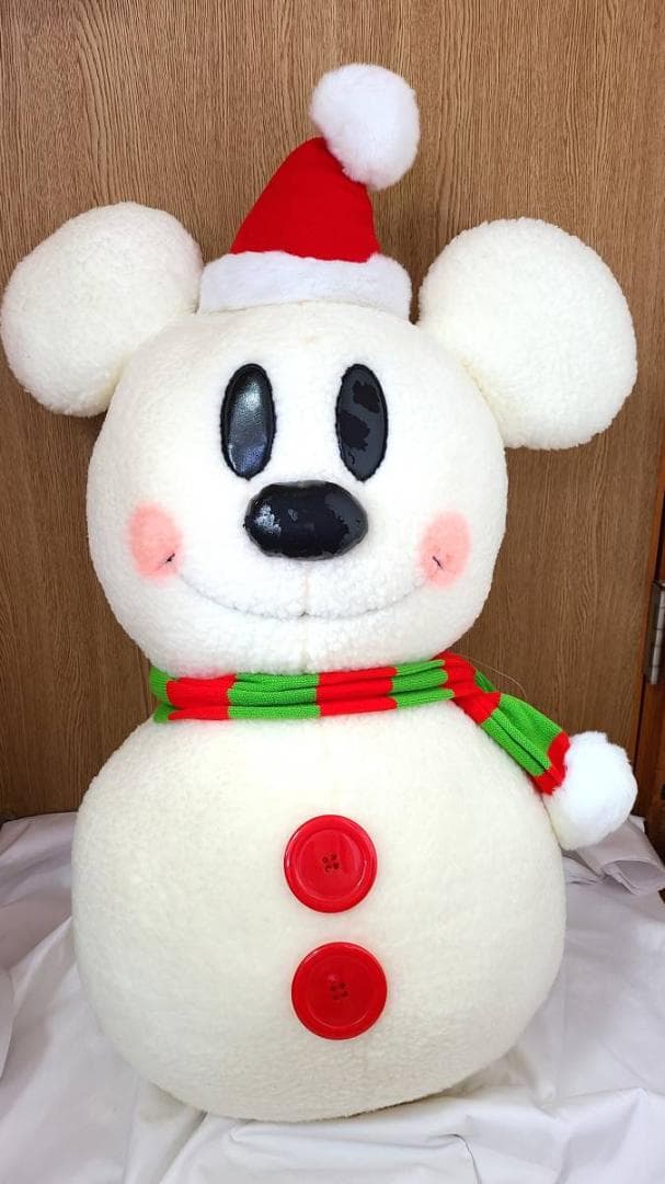 東京ディズニー★BIG!　ミッキースノー　雪だるまぬいぐるみ
