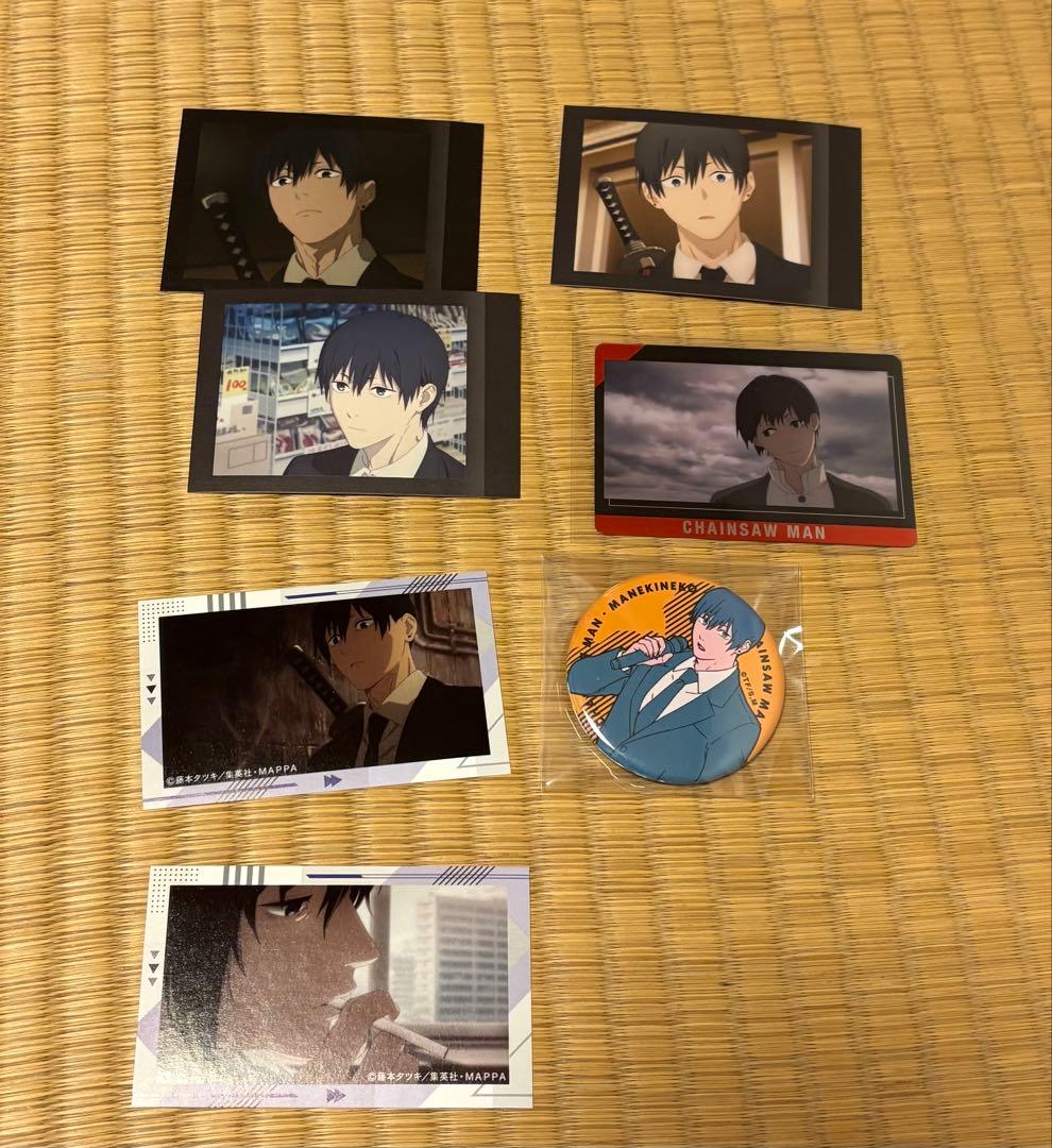 早川アキ チェンソーマン ぱしゃこれ まねきねこ 缶バッジ 等身