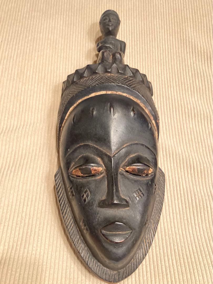 アフリカンマスク　彫刻の名手バウレ族！