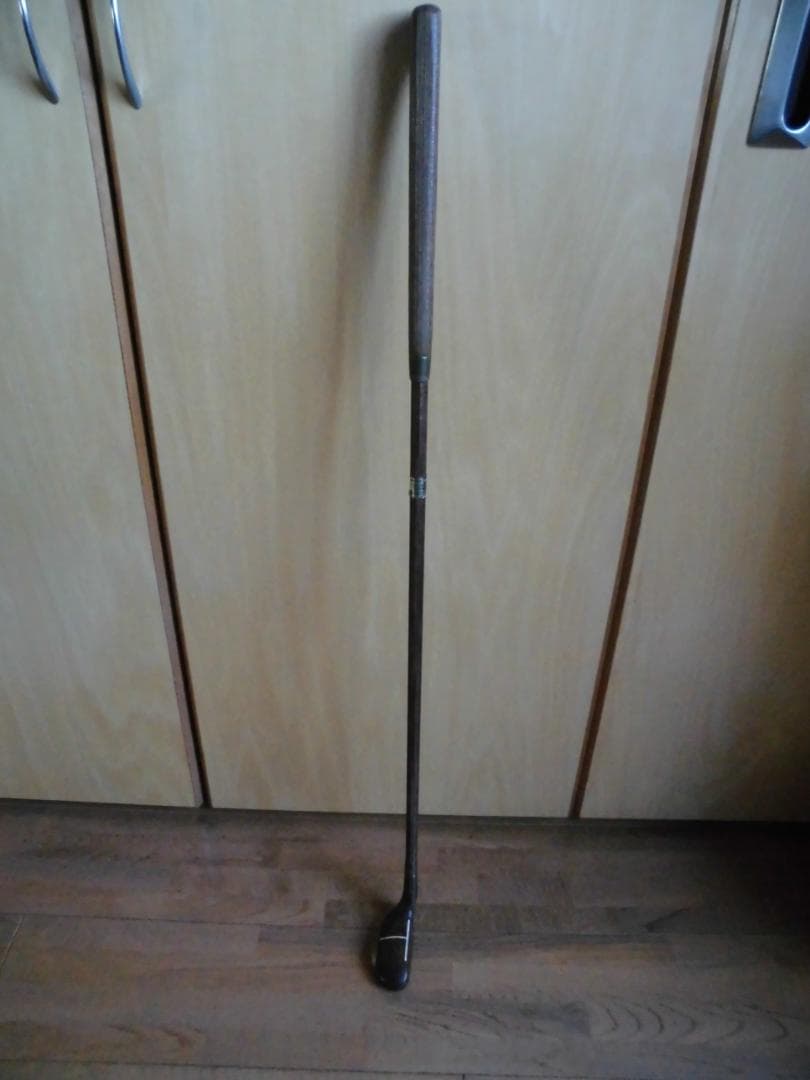 【希少品 オマケ付】CROWNER 木製パター ヒッコリー削り出し