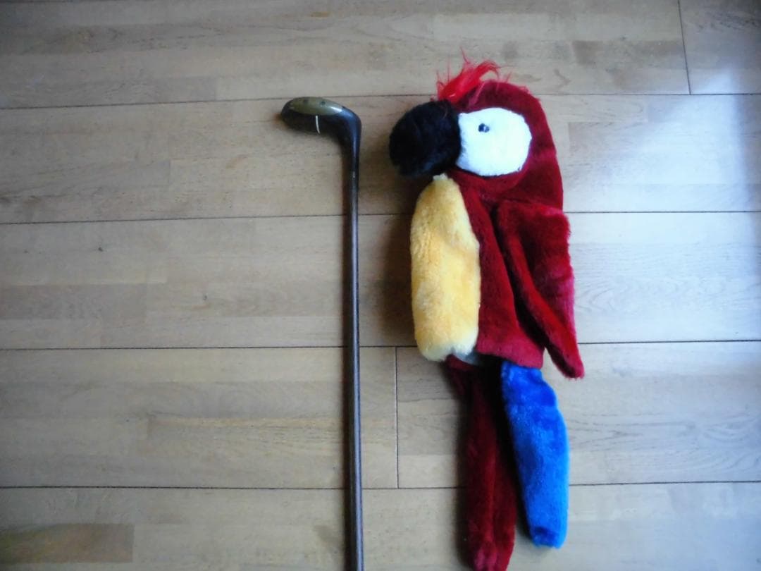 【希少品 オマケ付】CROWNER 木製パター ヒッコリー削り出し