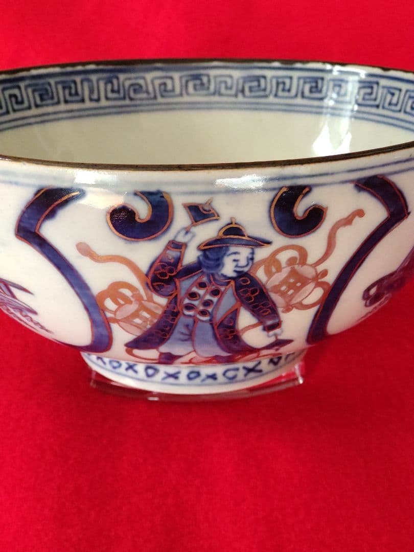 古伊万里四艘船文鉢。