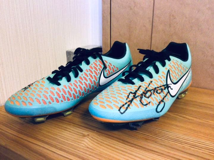 2014 FIFA W杯 日本代表16山口蛍選手 特注支給品サイン実使用スパイク