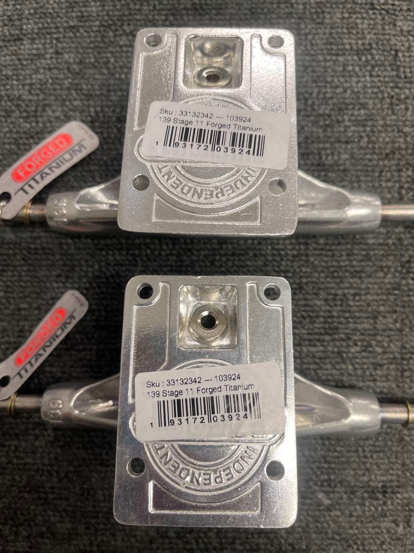 INDEPENDENT Forged Titanium Trucks 139 ！