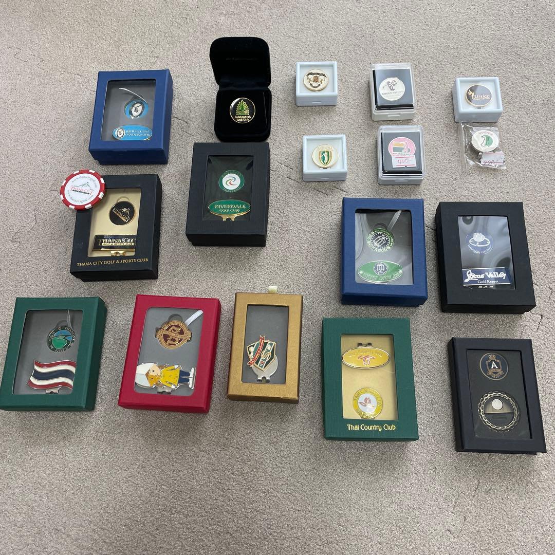 タイ国ゴルフマーカー、17個+1個