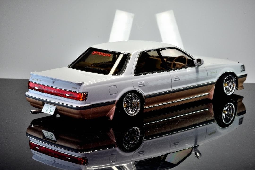 【1/24アオシマ】JZX81クレスタ スーパールーセントG