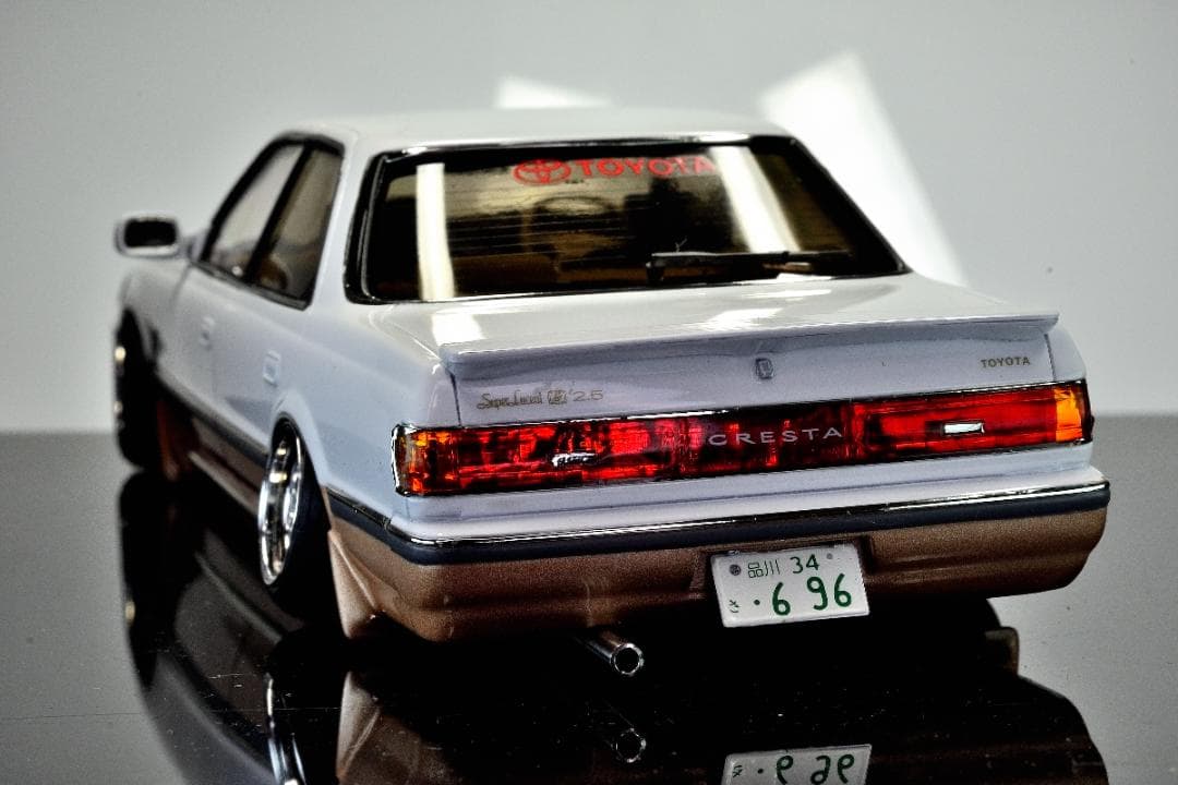 【1/24アオシマ】JZX81クレスタ スーパールーセントG