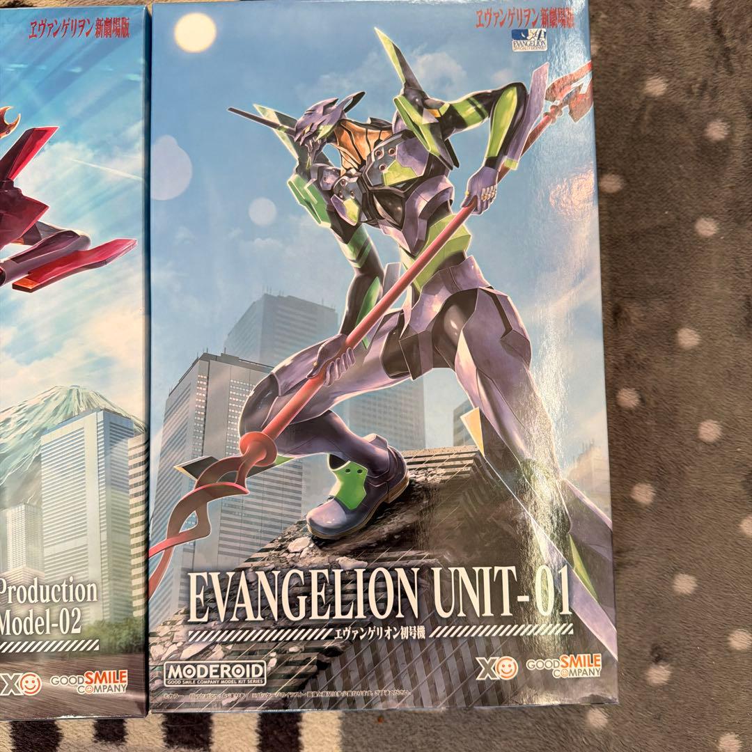 新品未開封　MODEROID EVANGELION 3点SET