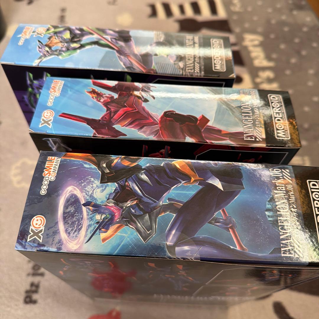 新品未開封　MODEROID EVANGELION 3点SET