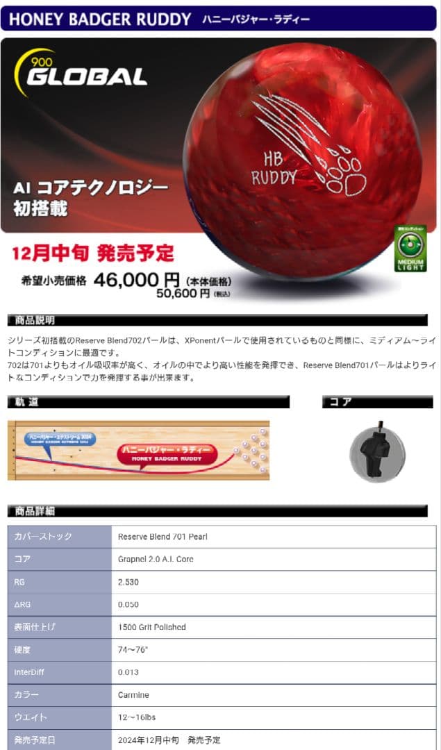 ハニーバジャーラディ 15ポンド