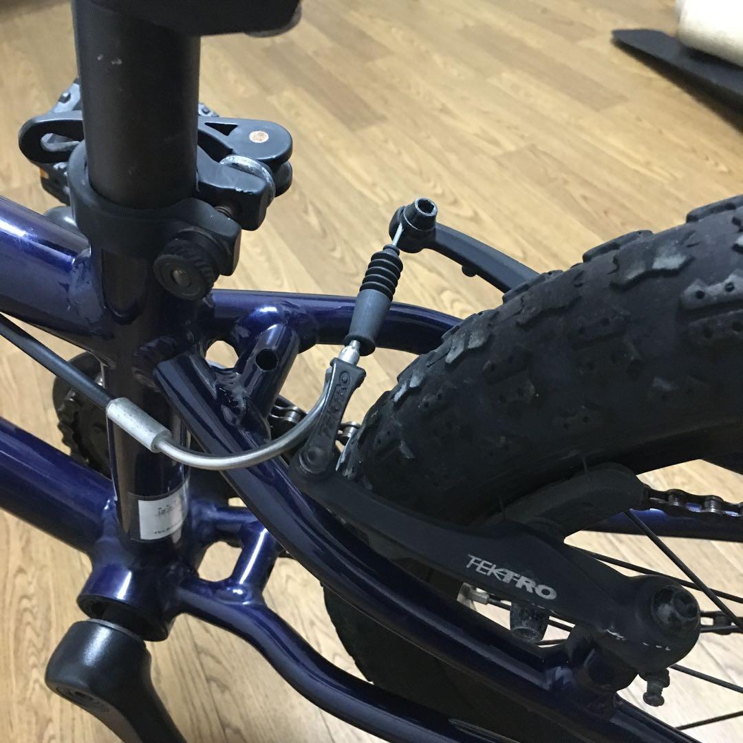 お値下げ中 ネイビー ヨツバサイクル 18インチ