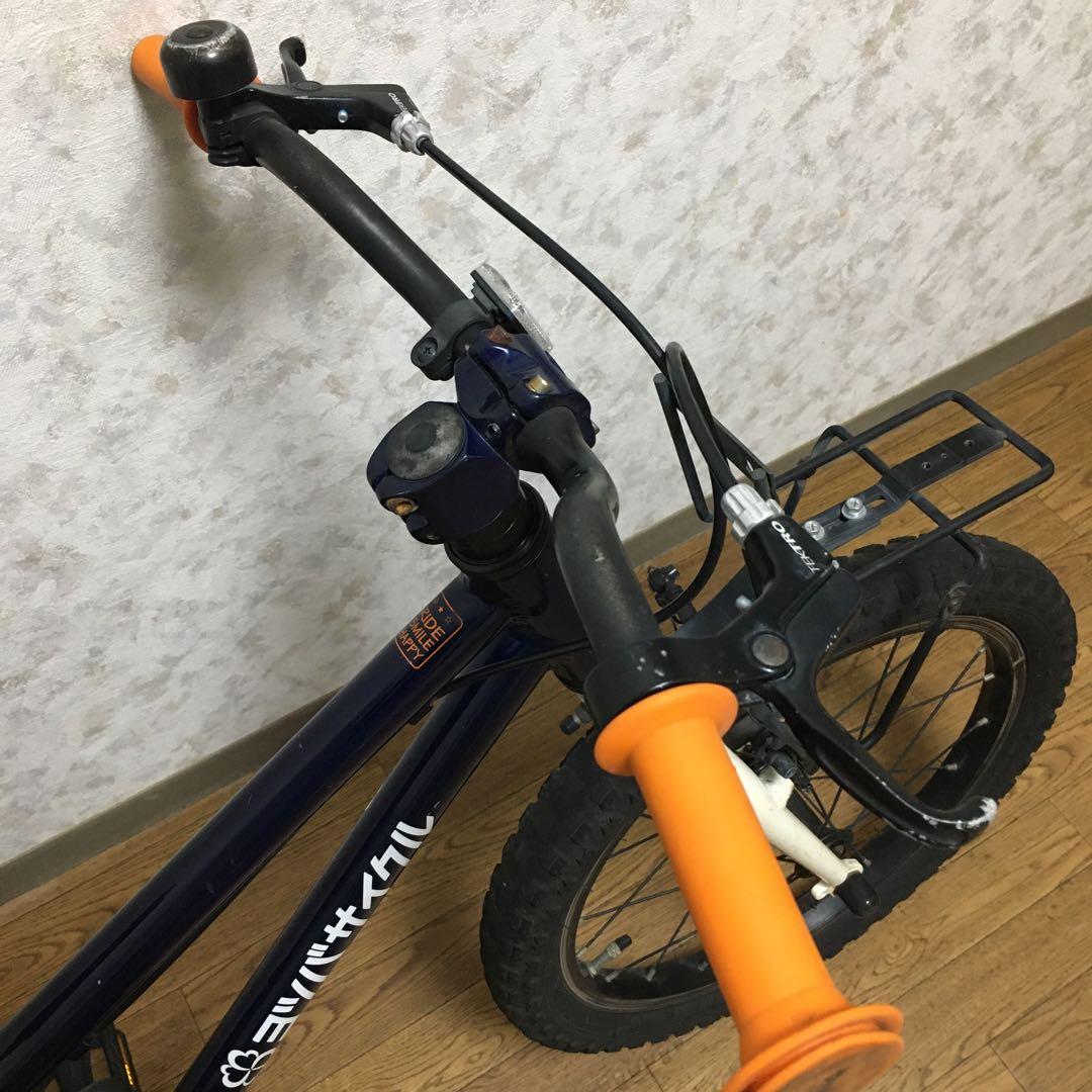 お値下げ中 ネイビー ヨツバサイクル 18インチ