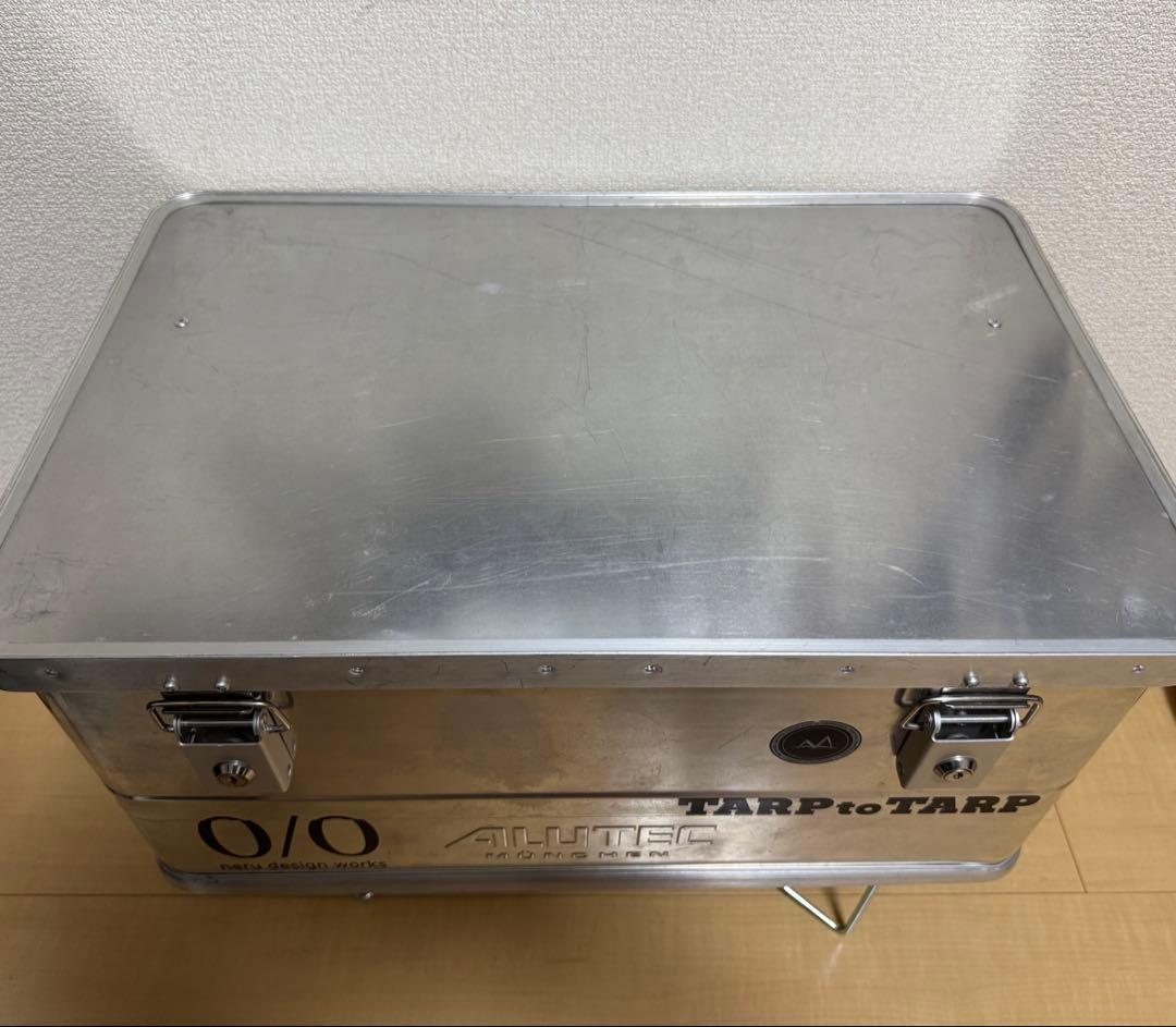 アルテックアルミコンテナ 48L ユニバーサルスタンド付　ステッカーあり