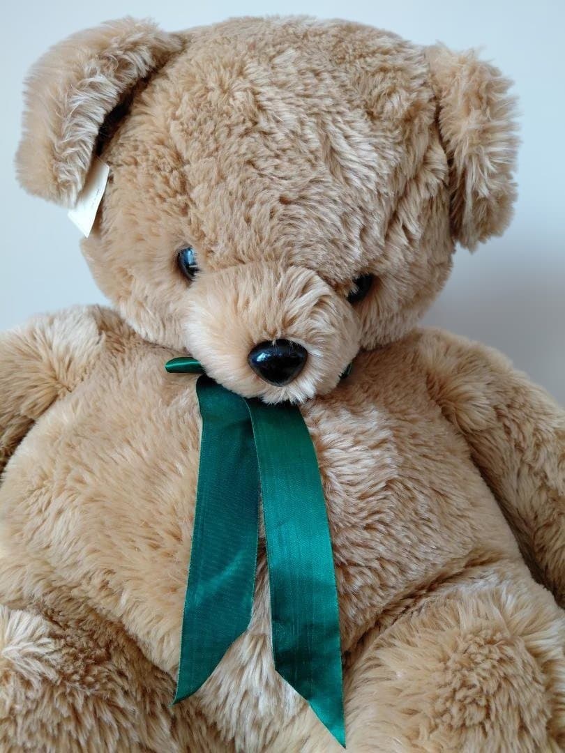 【巨大熊】レトロベージュのぬいぐるみテディベア