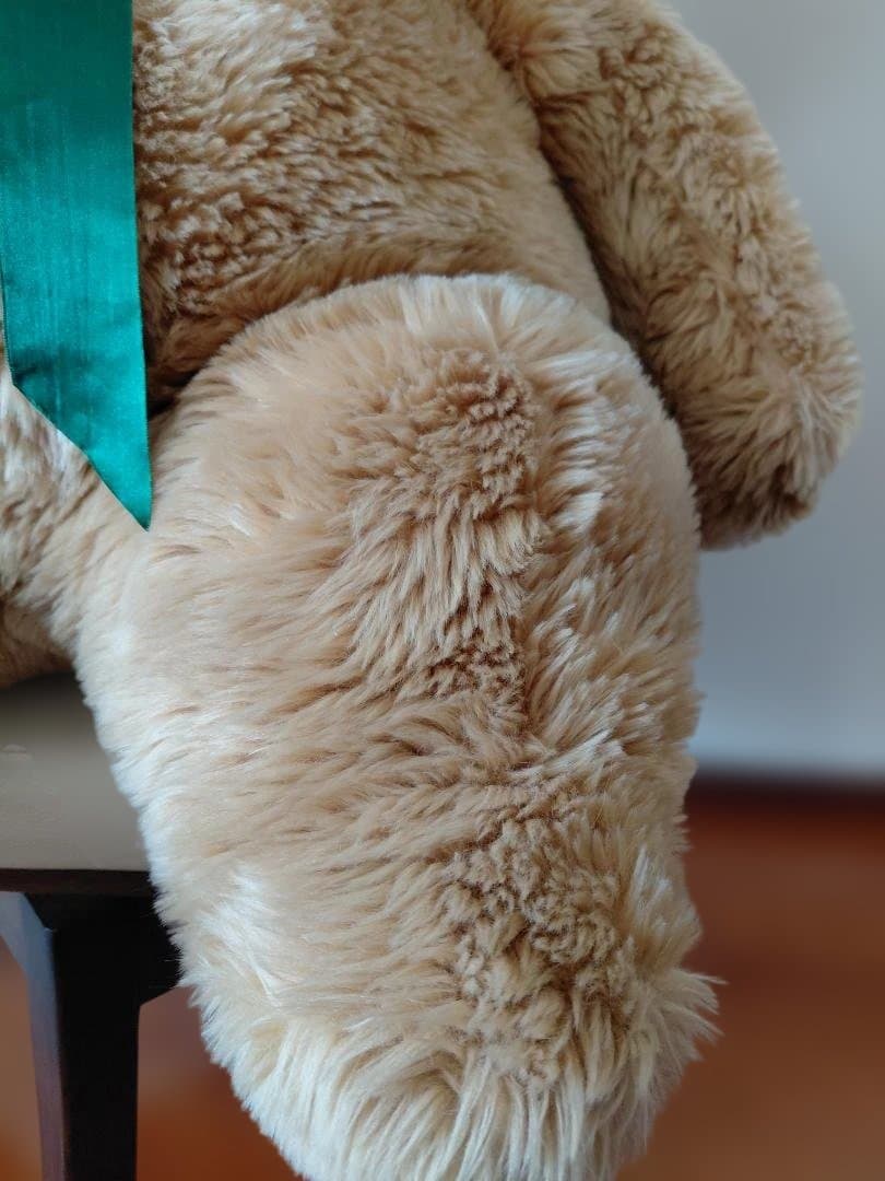 【巨大熊】レトロベージュのぬいぐるみテディベア