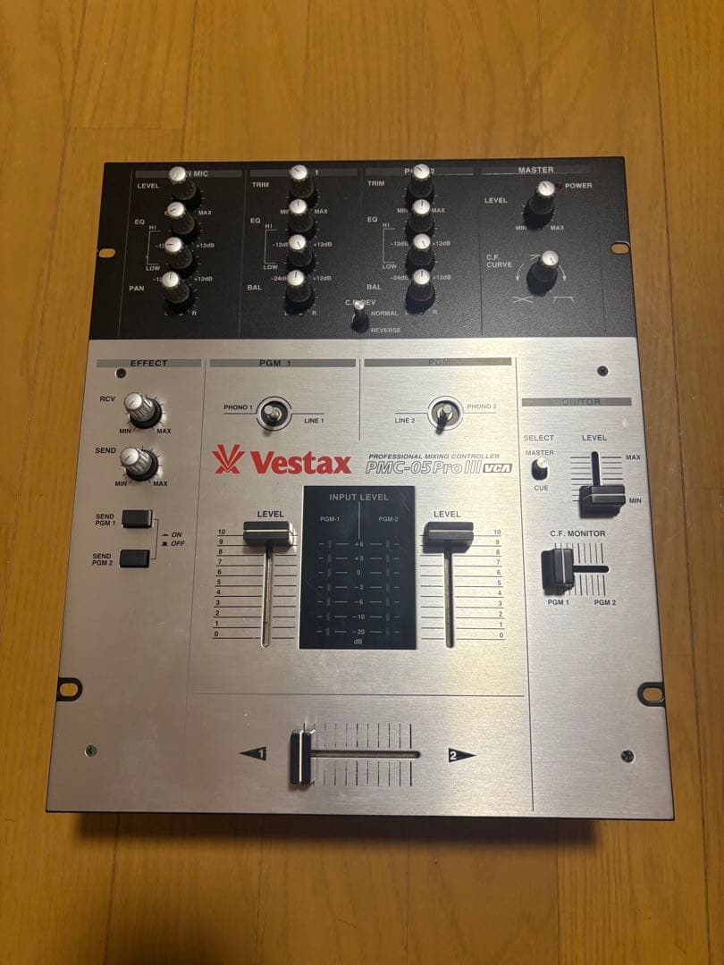Vestax pmc-05 pro Ⅲ DJ ミキサー　純正アダプター付き
