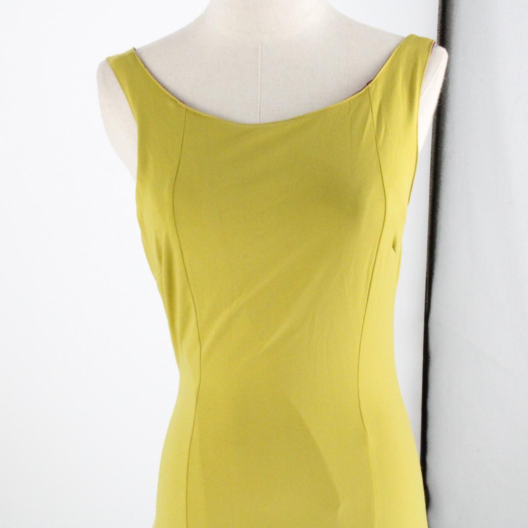 【美品 フラメンコ衣装】山吹色×パープル ドレス 大きく広がる裾 ワンピース