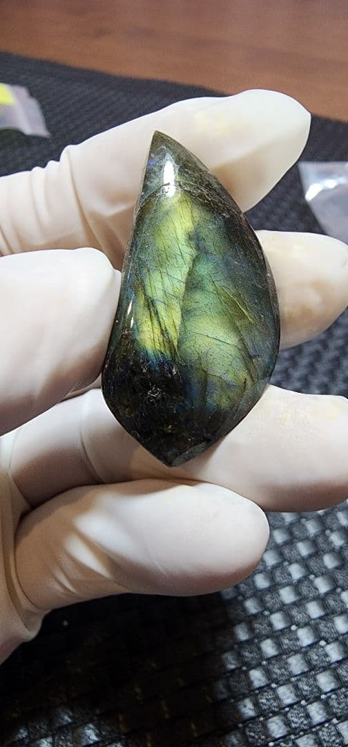 ラブラドライトとスペクトロライトのミックス8個セット