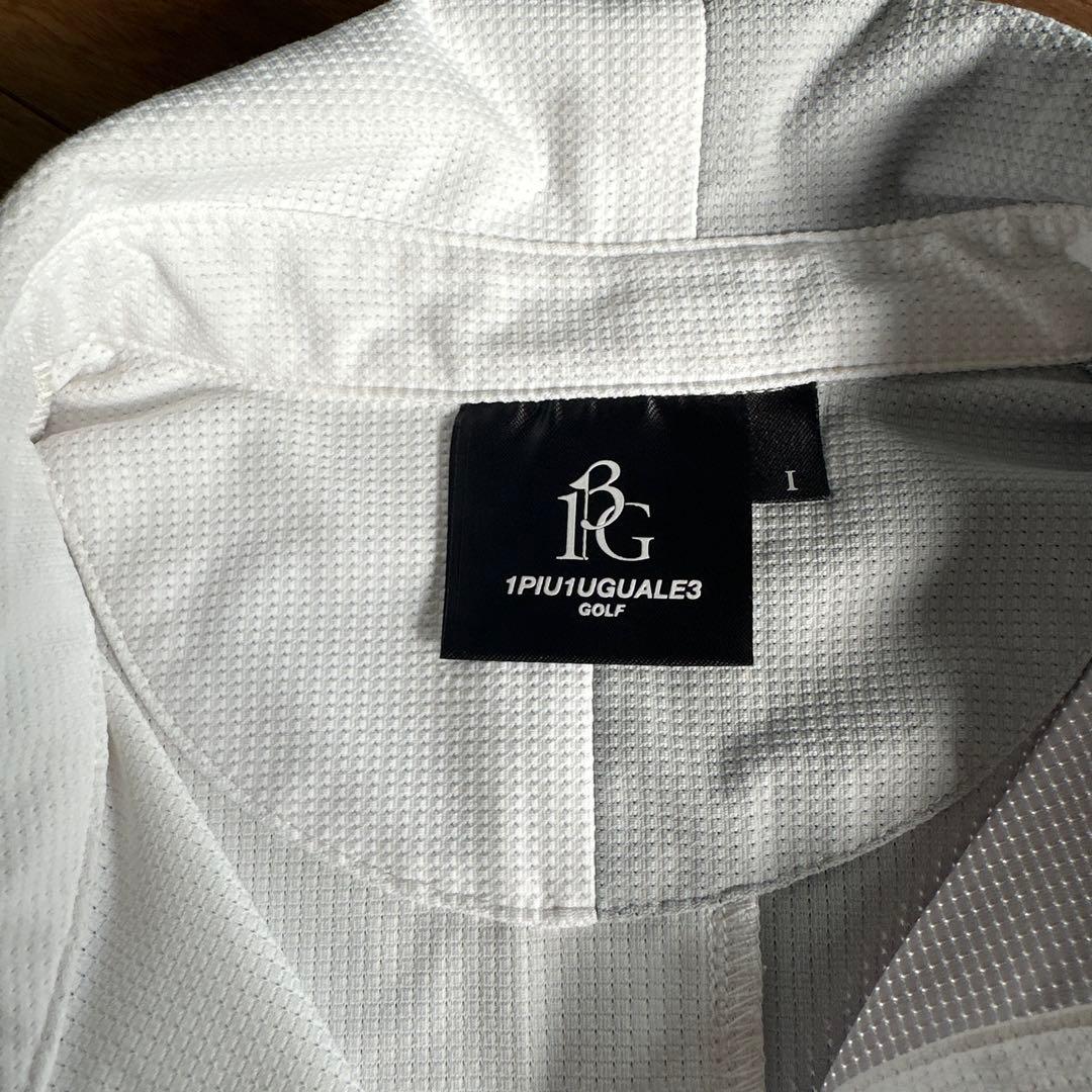 1PIU1UGUALE3 レディースシャツ ホワイト/グレー サイズI