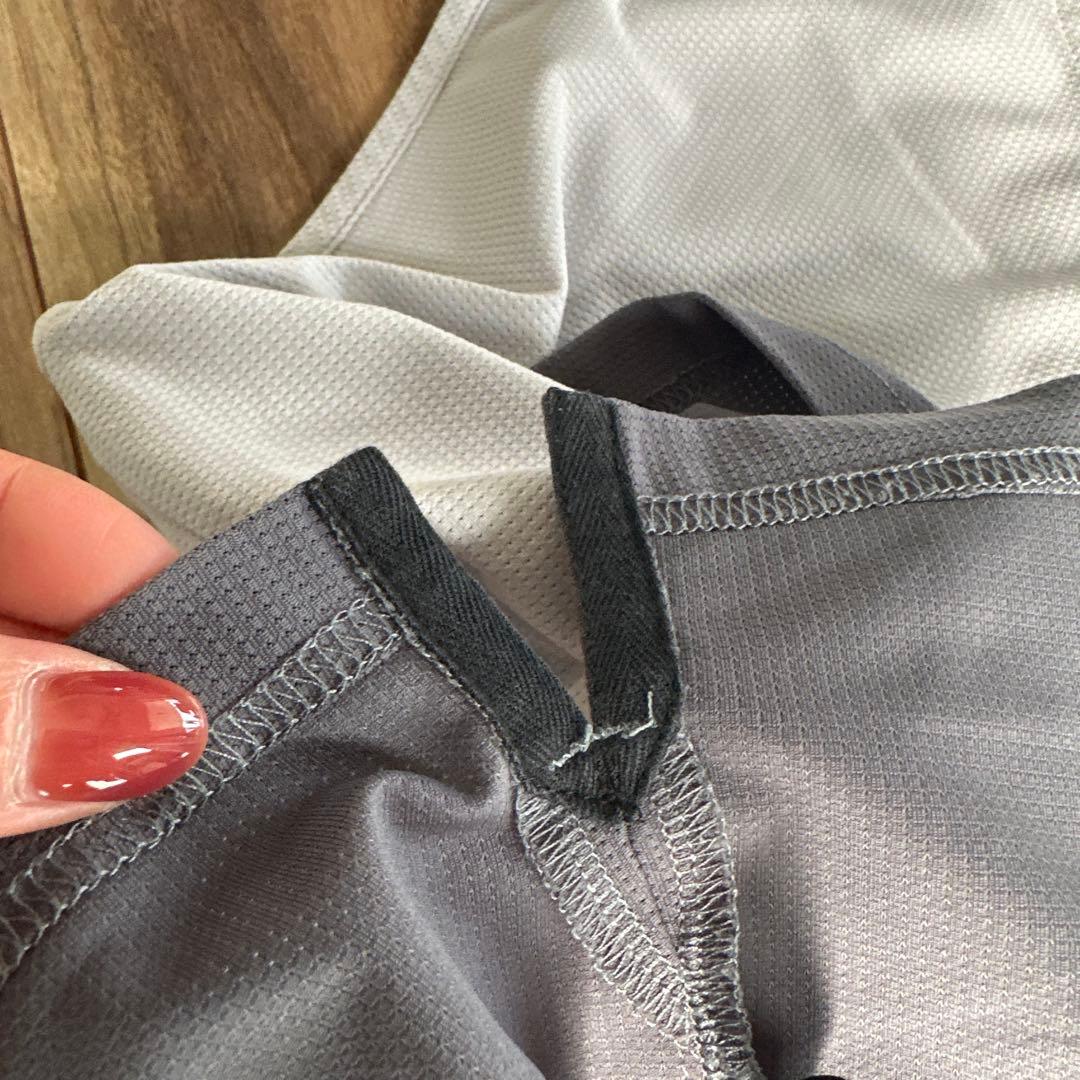 1PIU1UGUALE3 レディースシャツ ホワイト/グレー サイズI