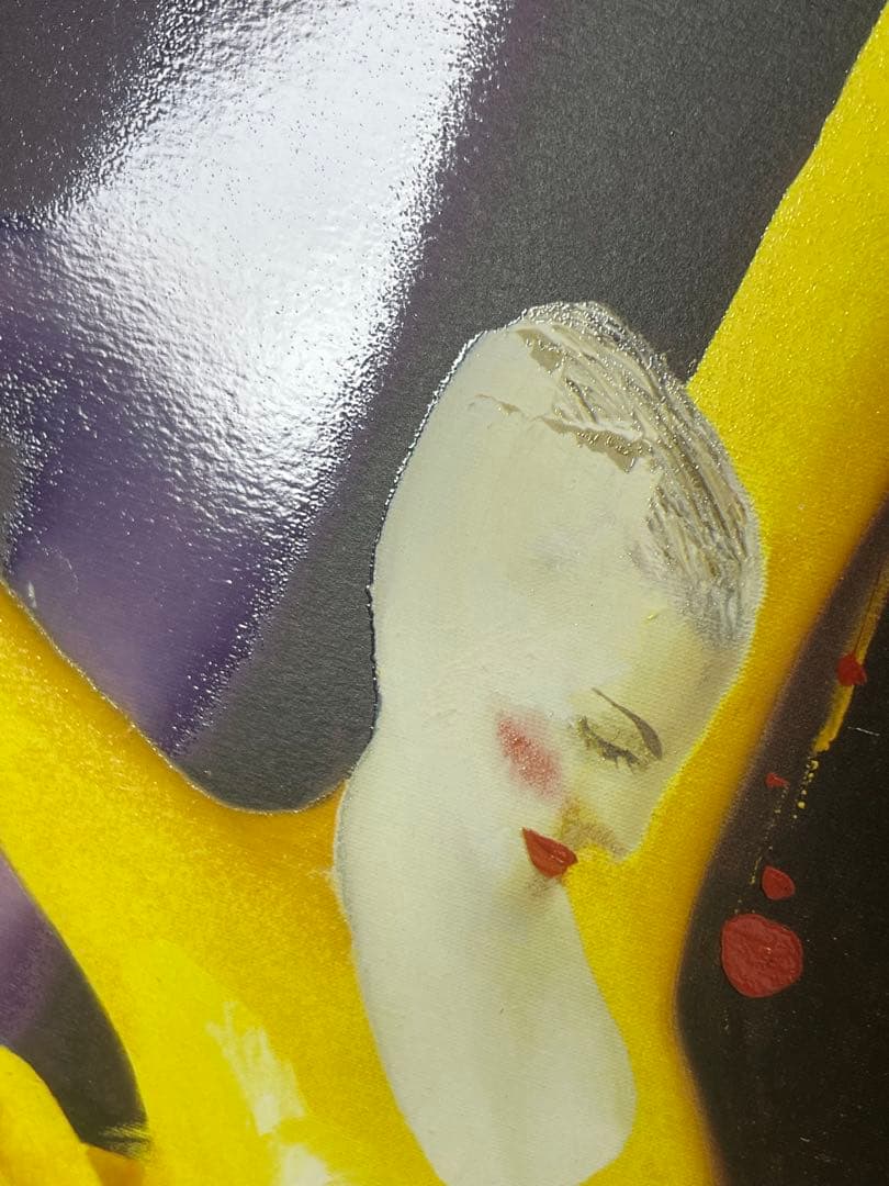 《限定74/250》オルガ・グレチナ シルクスクリーン絵画ダンサー84*63cm