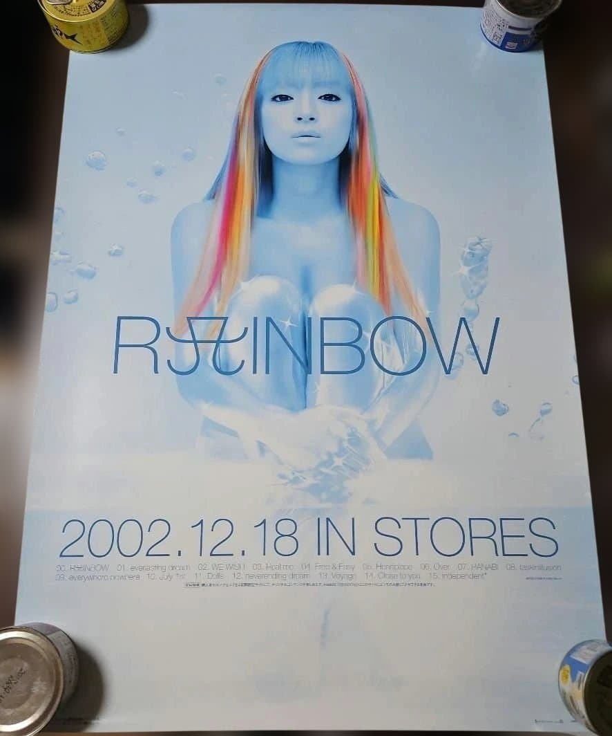 浜崎あゆみ RAINBOW 告知ポスター