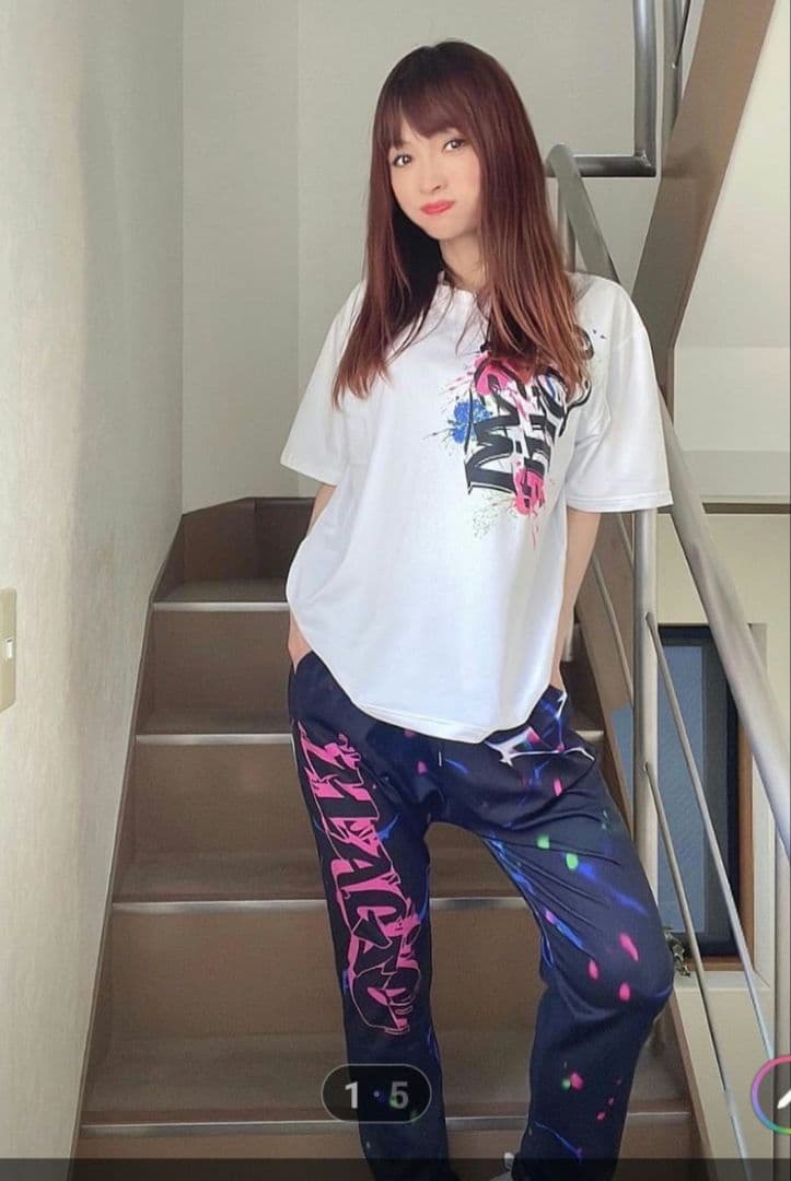 【美品】U&ME　UME PLUM 　サルエルパンツ 　Fサイズ