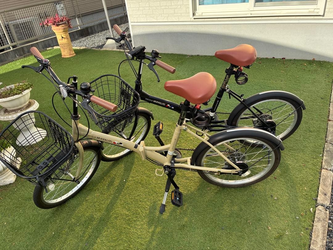 幸さま専用　折り畳み自転車　MYPALLAS(マイパラス)　20インチ　キャメル
