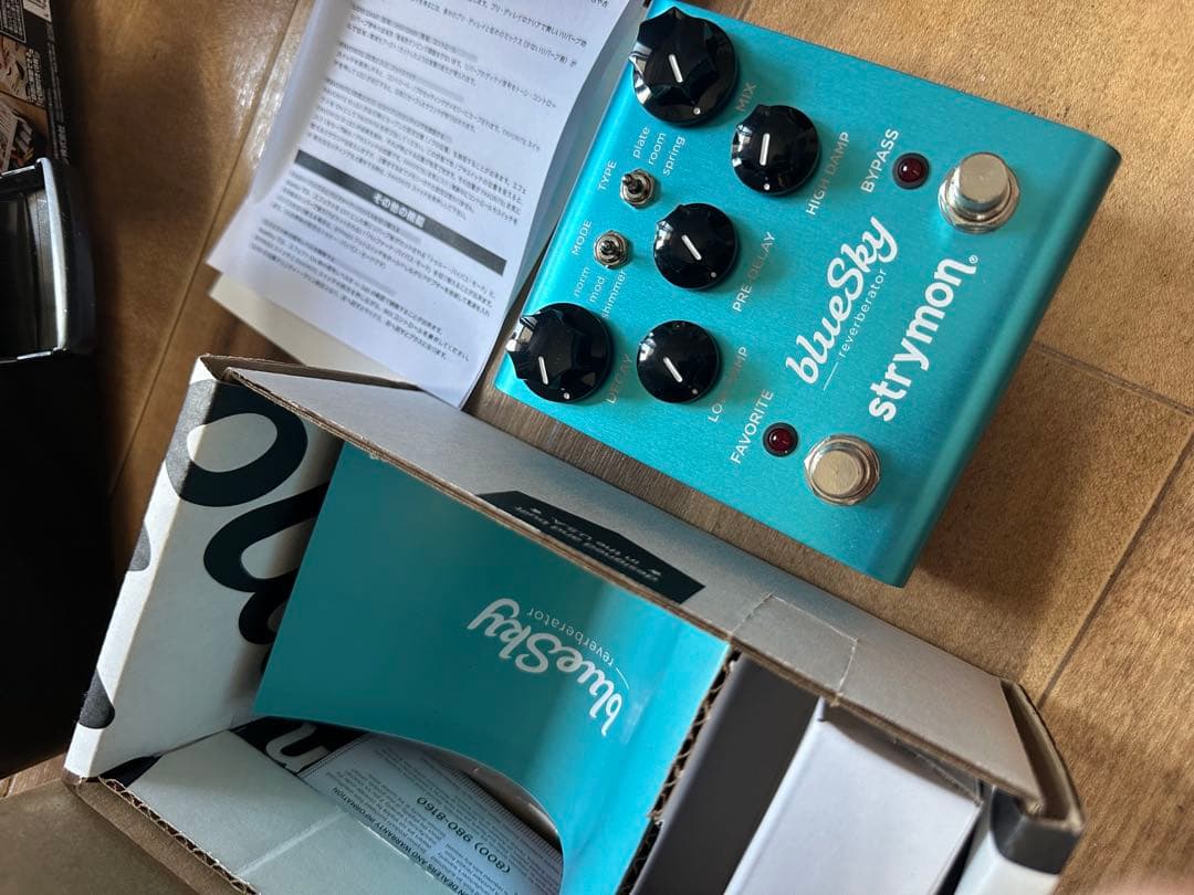 Strymon blueSky リバーブエフェクター