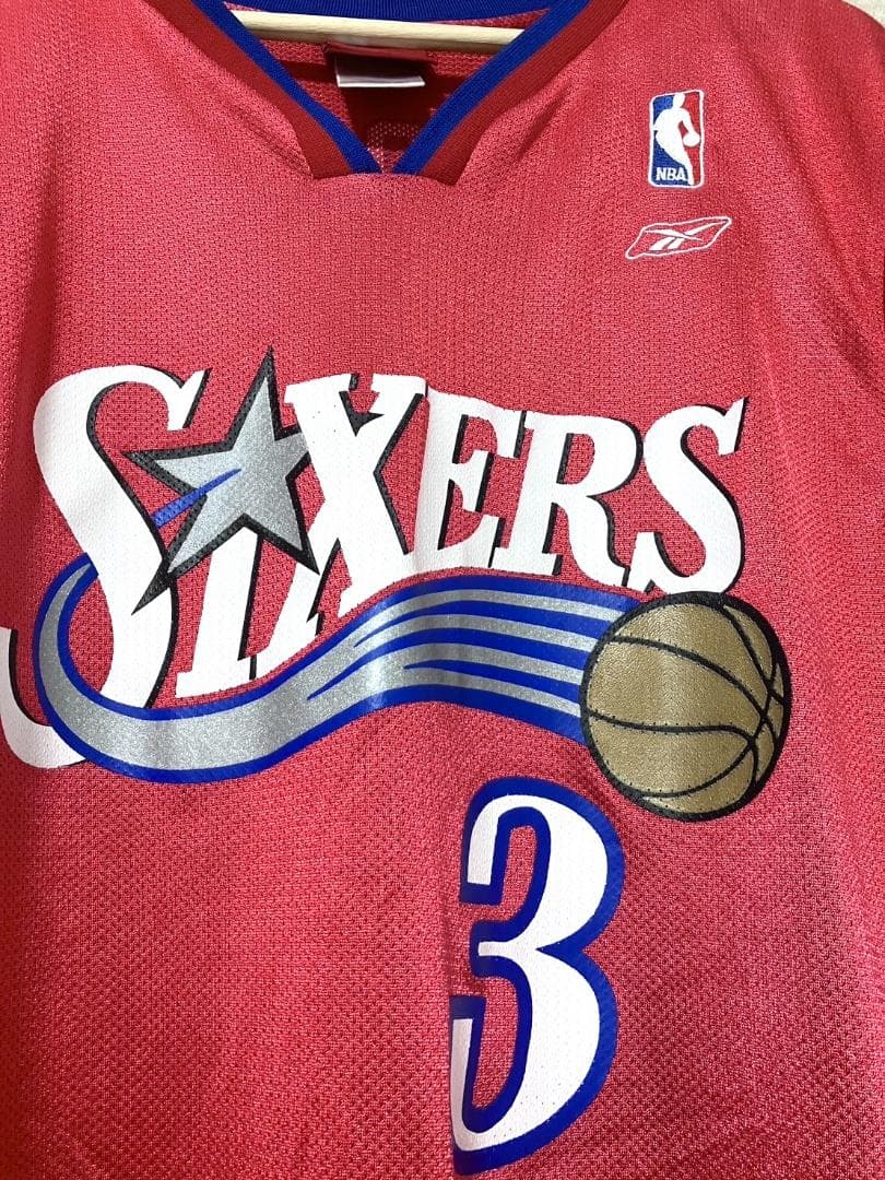 【24時間以内/匿名配送】リーボック NBA アレン・アイバーソン ユニフォーム