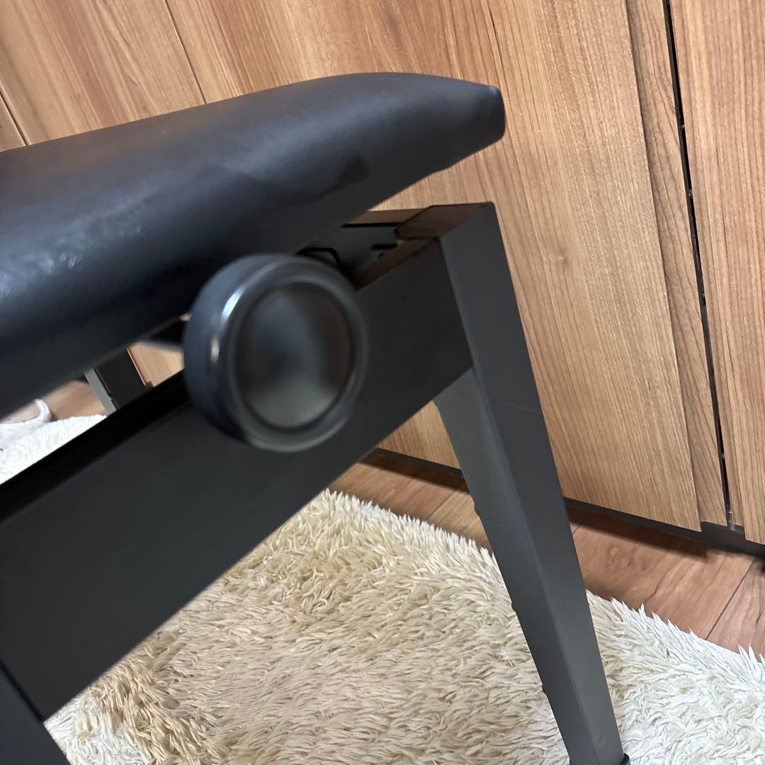 カシオ　電子ピアノ椅子 高低自在CB-30BK(黒)