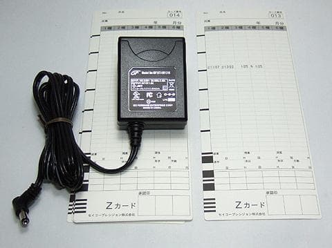 ★美品 清掃済 SEIKO タイムレコーダー Z170 + 新品カード25枚