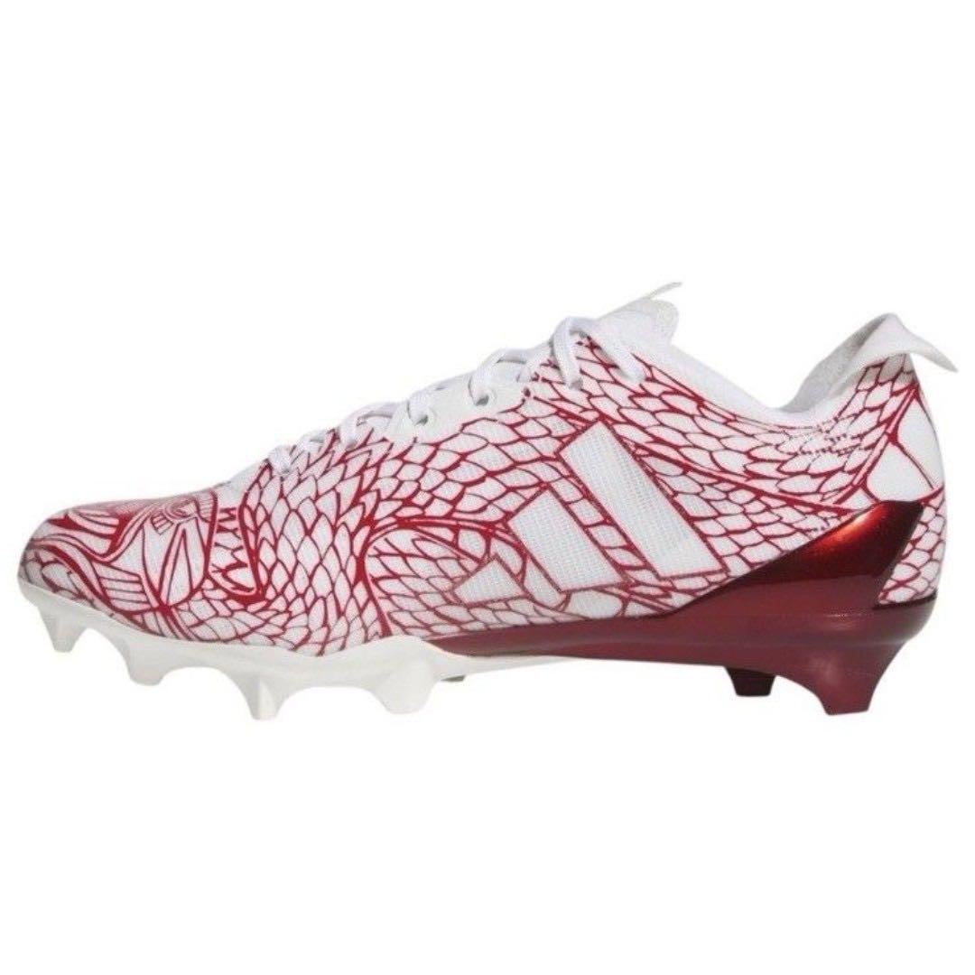 アディダス 275 アディゼロ エレクトリック アメフト スパイク シューズ 赤