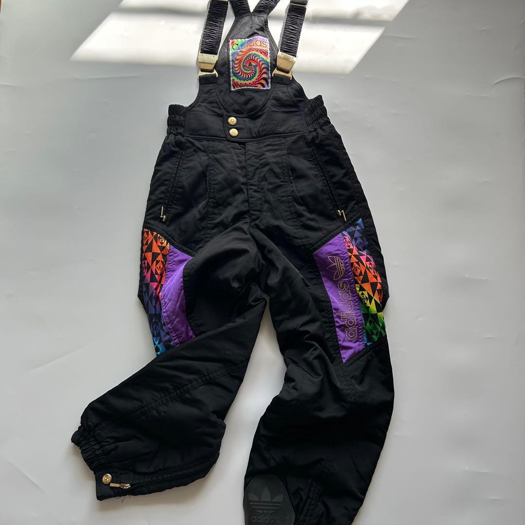 希少　adidas デサント製　スキーウェア　セット　ジャケット　ビブパンツ
