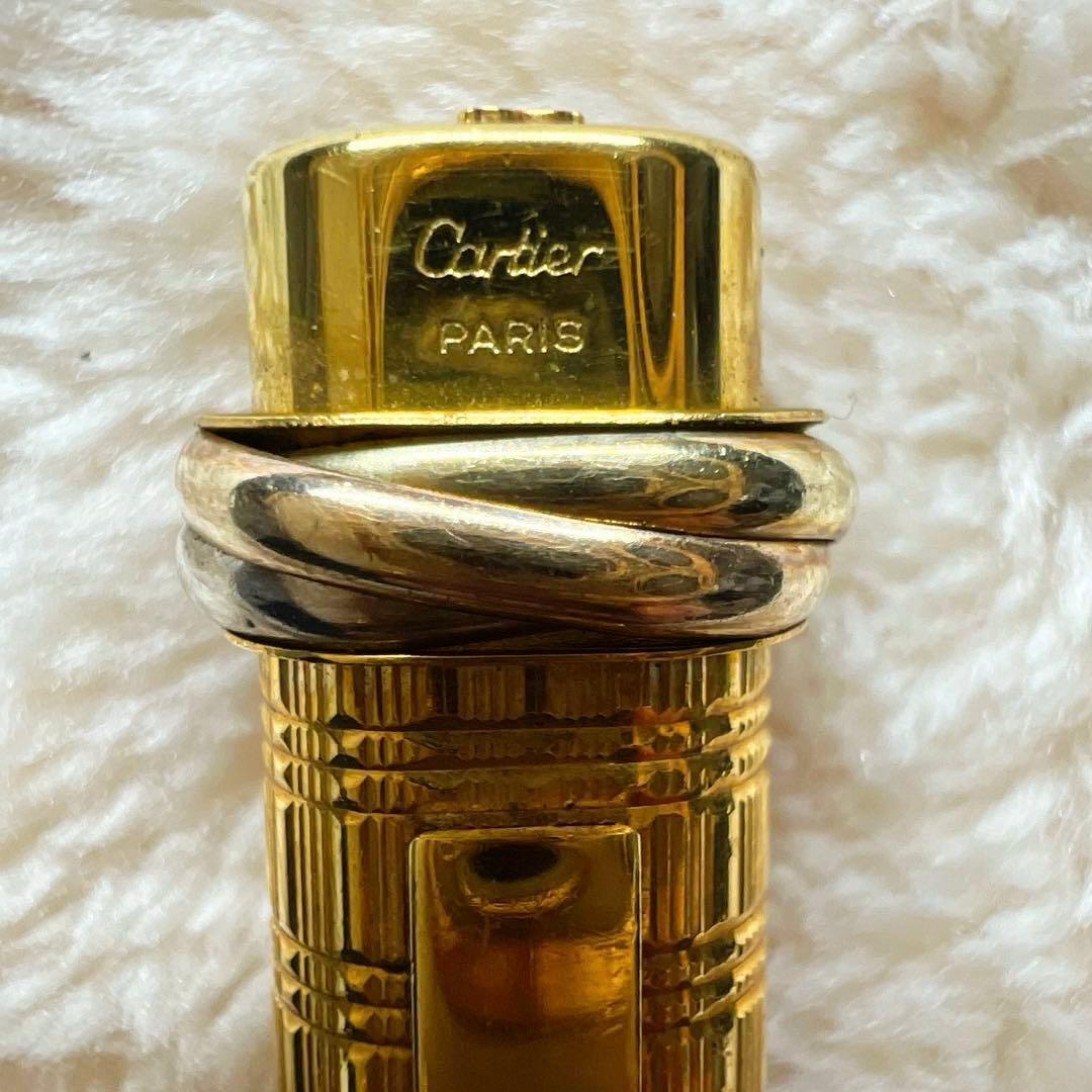 ◆Cartier カルティエ トリニティ ボールペンチェック柄