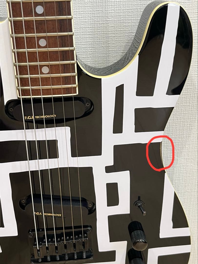 フェルナンデス　TEJ-75 布袋寅泰モデル　G柄カッティングシート