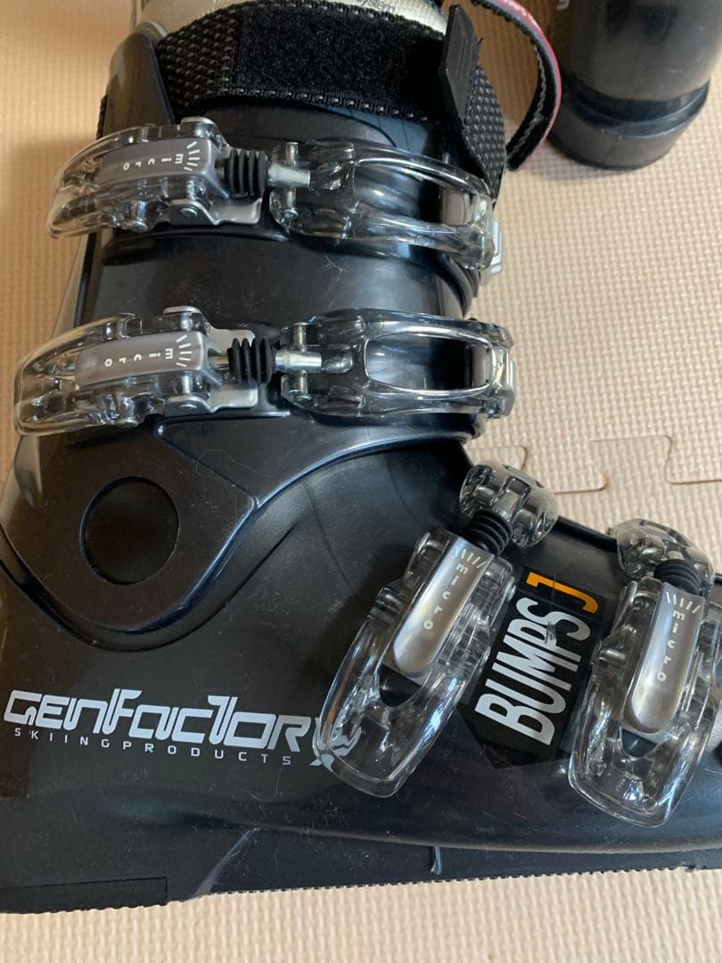 elanスキー3点セット148センチ ブーツGENFACTORY24〜24.5