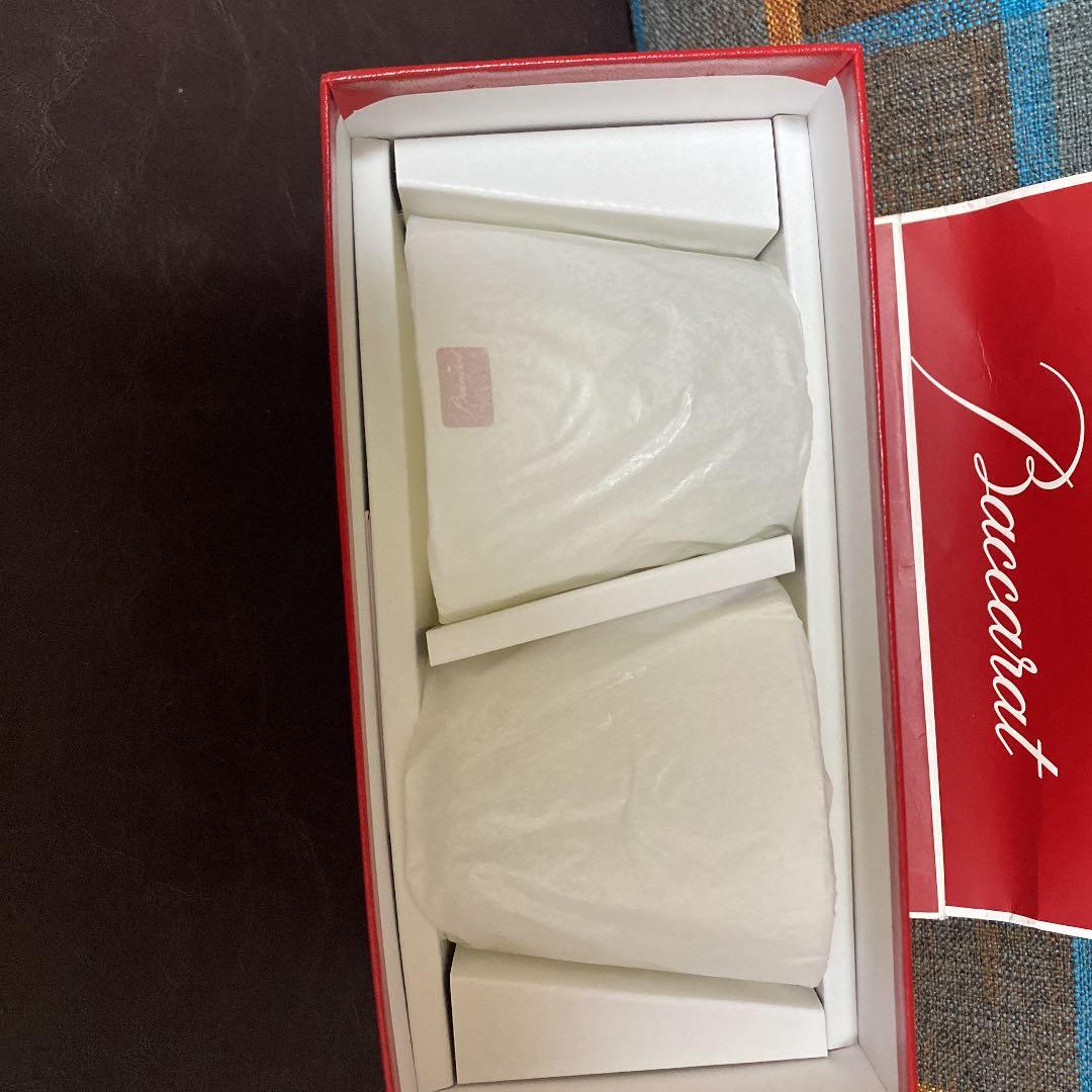 バカラ　グラス　ペア　新品未使用品