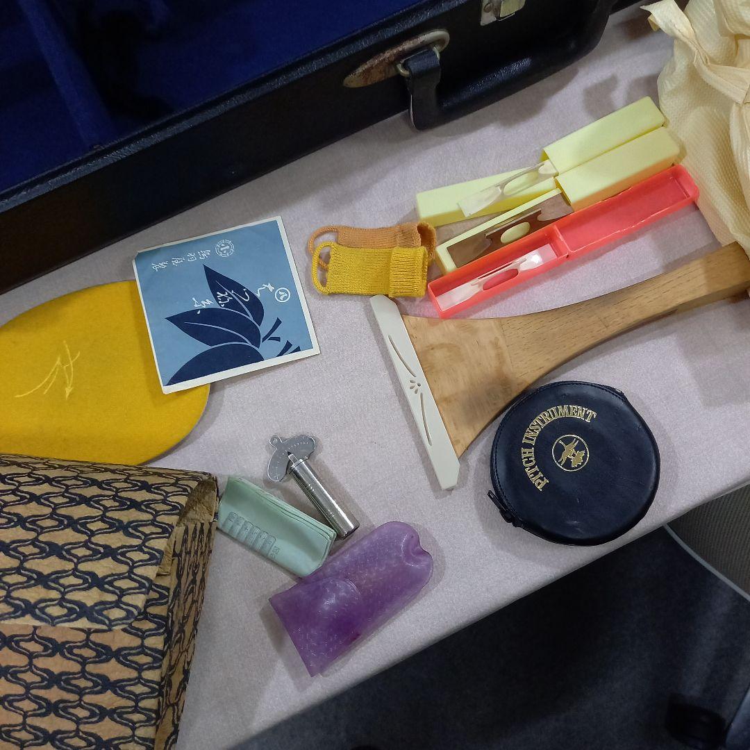 三味線 全長約97cm ハードケース付き 和楽器