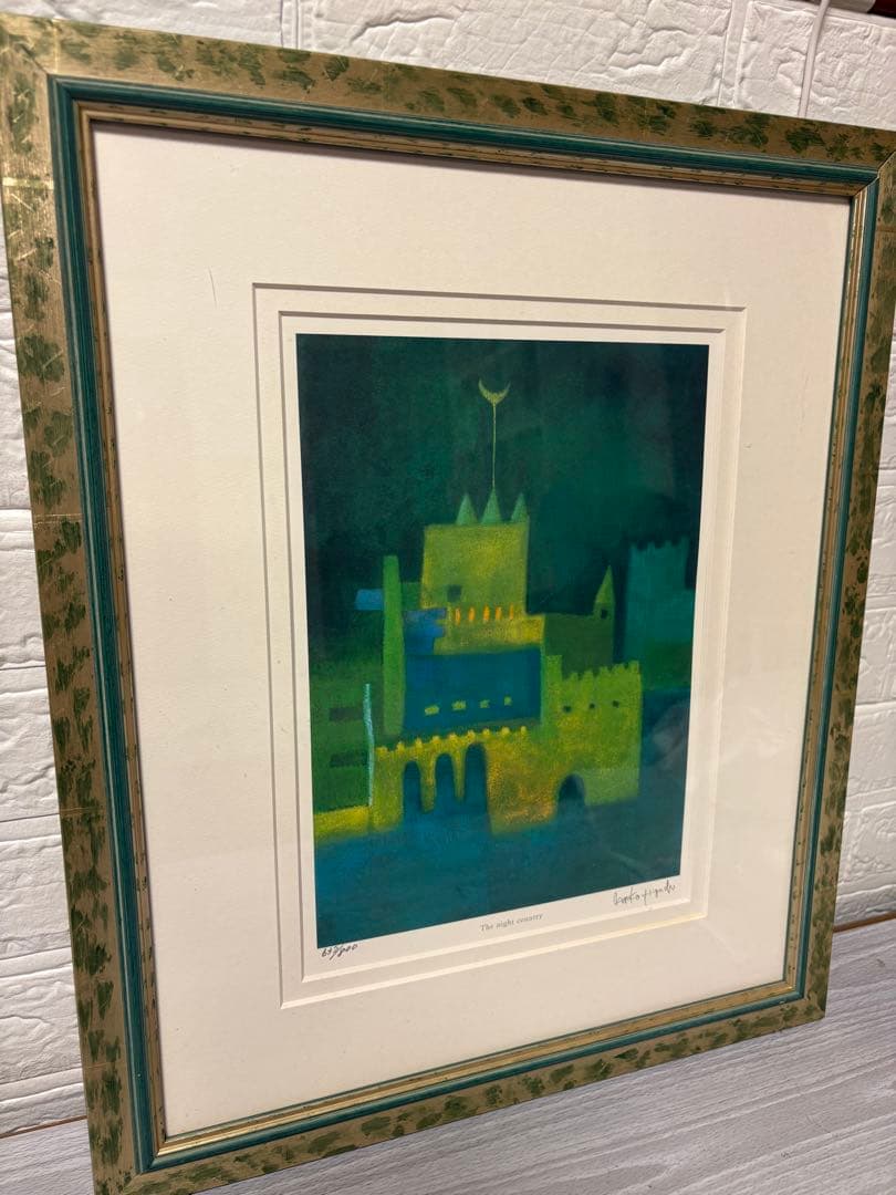 樋口匡子　版画　『The night country』　絵画