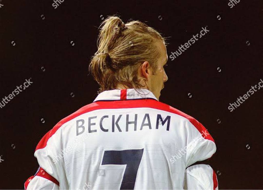 ベッカム　実使用　直筆サイン　イングランド代表　証明書・写真付　ザ・ダグアウト