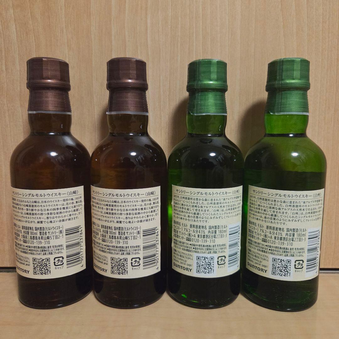山崎・白州 ミニボトル サントリー