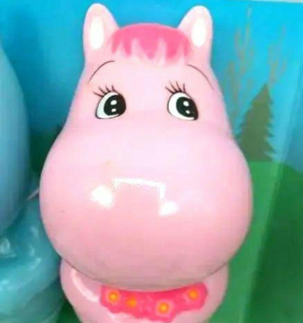 ムーミン　昭和　 放送当時物！ ソフビ 人形【 なかよし ムーミン ノンノン】