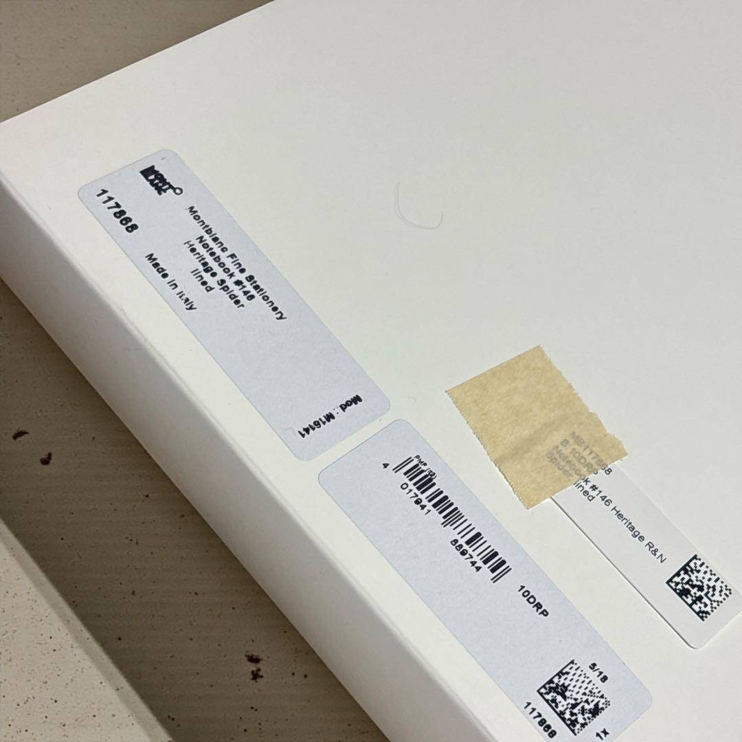 新品 モンブラン ノート 146 ヘリテイジ スパイダー メタモルフォシス 限定