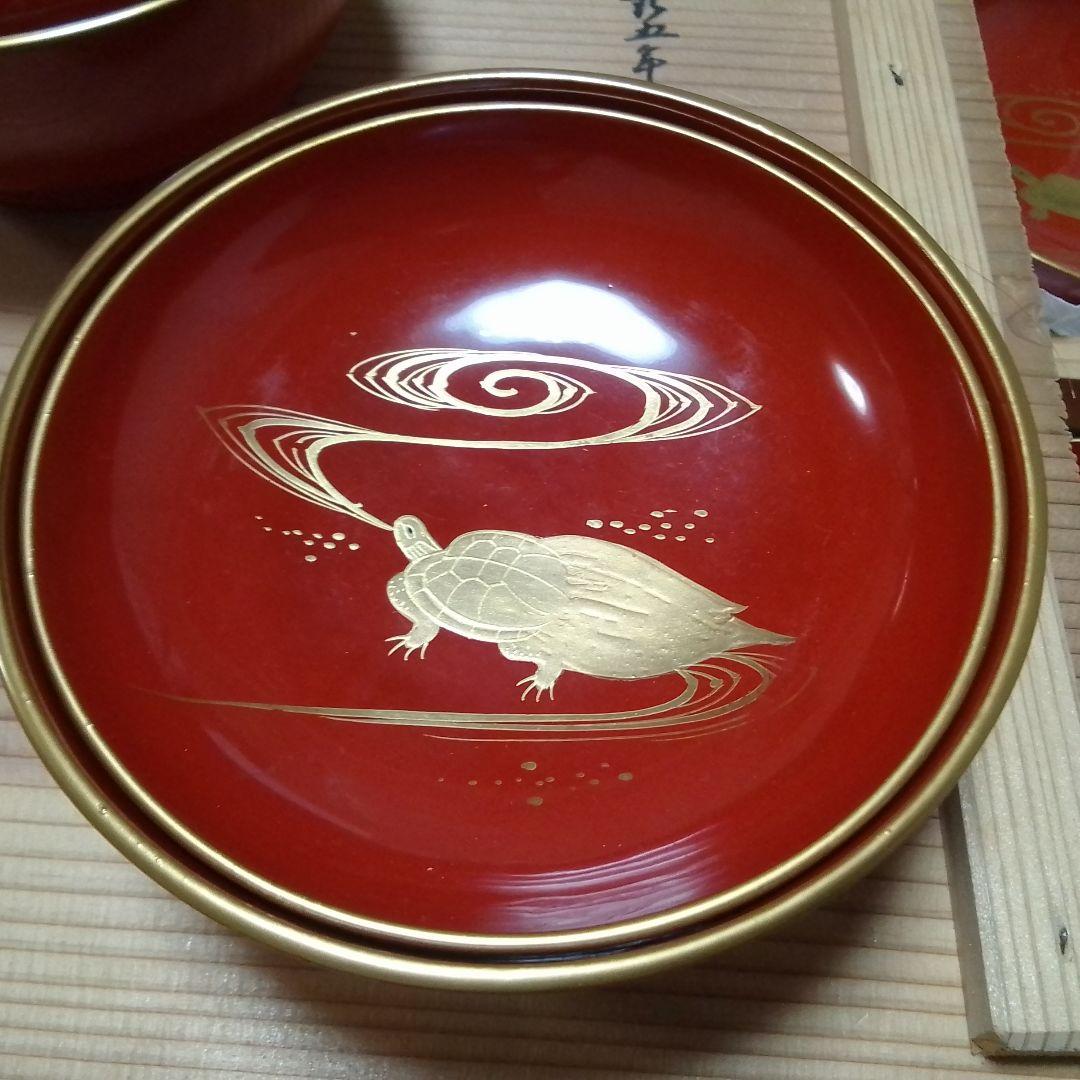 漆器 蒔絵　菓子椀2客　明治時代アンティーク　骨董